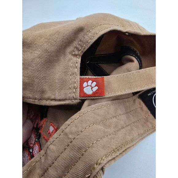 Clemson 47 Clean Up Adjustable Dad Hat With Embroidered Paw Logo - Picture 10 of 10